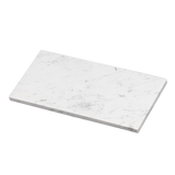 Weißes Servierbrett aus echtem Marmor