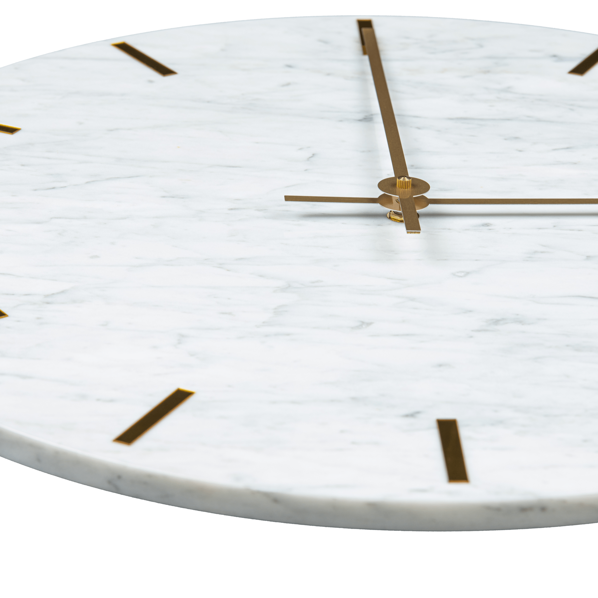 Wanduhr - Weißer Marmor