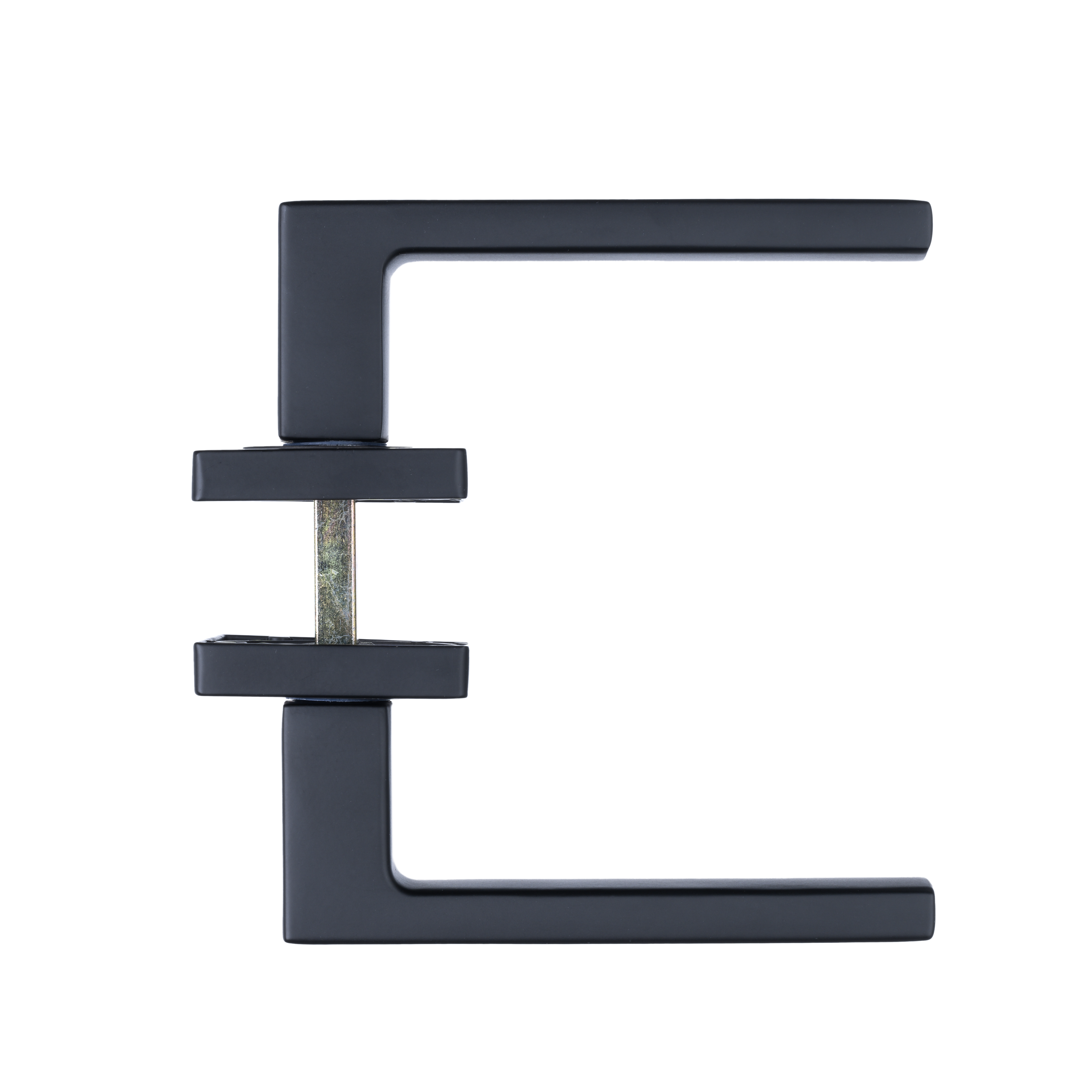 Ostiumhome® - Imperia - Türgriff - Quadratische Rosette - 130 mm - Geeignet für Innentüren - Schwarz