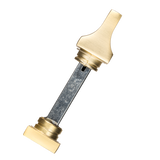 Deurklink met WC slot - Mat goud - 63mm