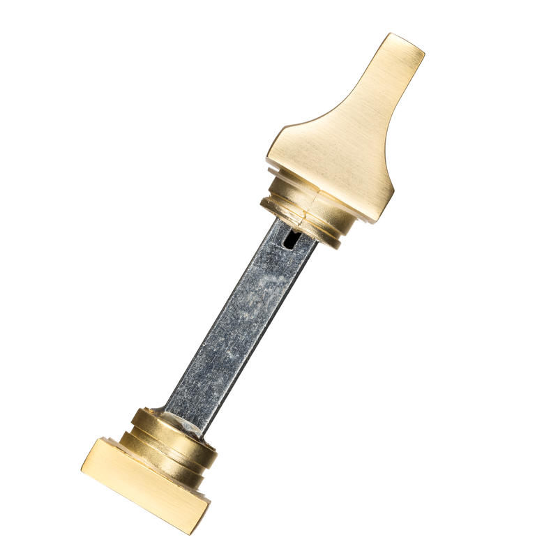 Deurklink met WC slot - Mat goud - 63mm