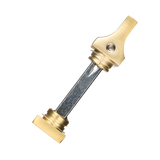Deurklink met WC slot - Mat goud - 63mm