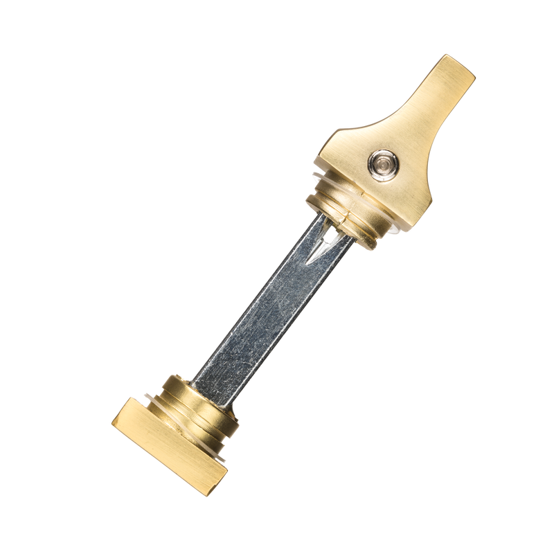 Deurklink met WC slot - Mat goud - 63mm