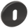 Rosace de clé ronde noire