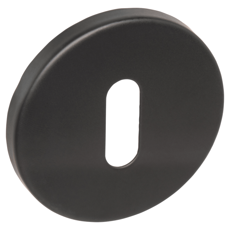Zwart ronde rozet set: Bobbio rozet