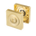 Gouden WC slot Vierkant Rozet